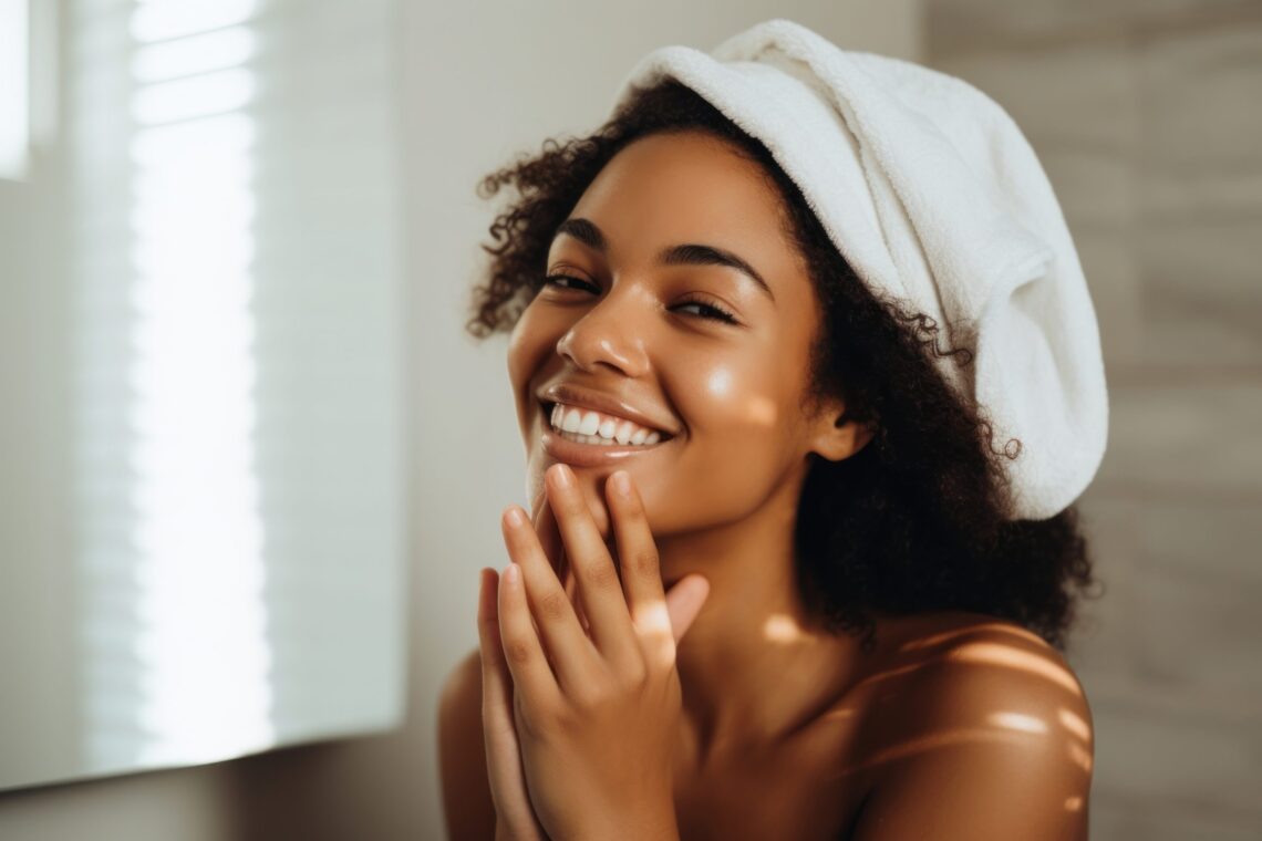Frau mit definierten Naturlocken als Symbol für Lockenmethode 2.0, Aloe Vera Haarpflege und eine moderne Lockenroutine.